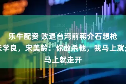 乐牛配资 败退台湾前蒋介石想枪毙张学良，宋美龄：你敢杀他，我马上就走开